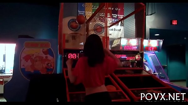 Fellatio in outdoor environment