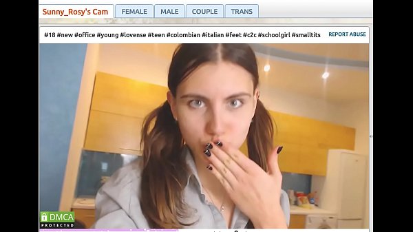 thanh thiếu niên mỏng nhảy trên cam [Sunny rosy]