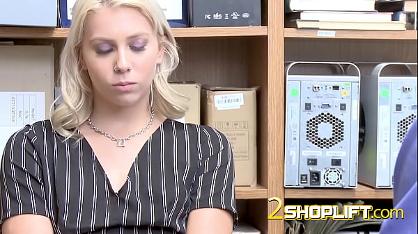 AMATEUR hardcore sex with dirty blonde in GUARD'_S OFFICE
