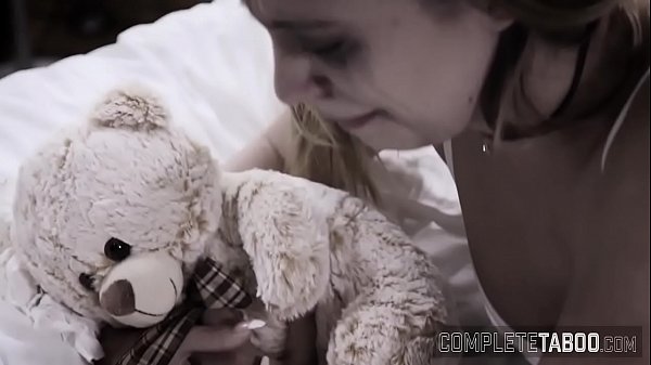 Taboo teen rides cock and gets creampied