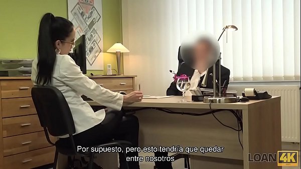 PRESTITO4K. Un collega trapana la bocca e la femminuccia del nuovo collega molto simpatico