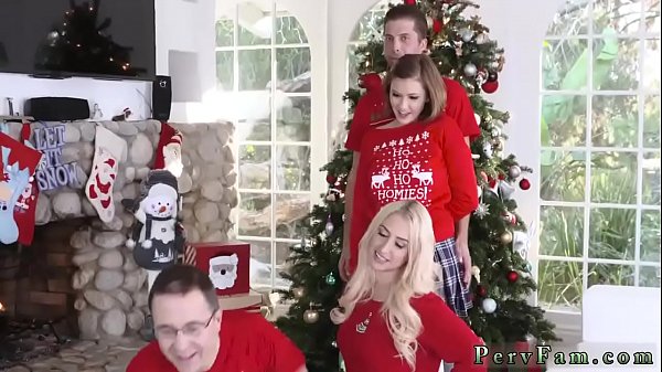 Tarjeta navideña de familia reconstituida pagana con chorros duros