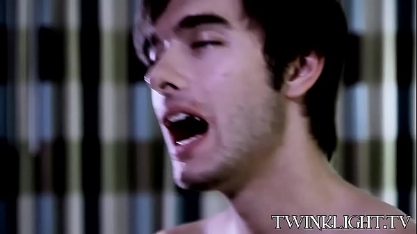 Skinny twink with sexy ass and big cock banged in the dark