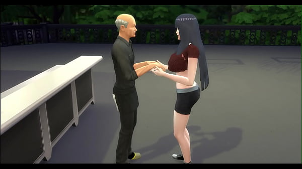 Naruto Cap 10 Sie feiern eine Party am Lagerfeuer, dann geht Hinata zum Barkeeper und fickt ihn wie eine gute Hure, die alles in ihrem V mag