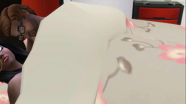 Hijastra india y papá comparten la misma cama en la misma habitación de hotel durante las vacaciones. Y el padre no pudo resistir la tentación y muy emocionado comenzó a tocar a su hija.