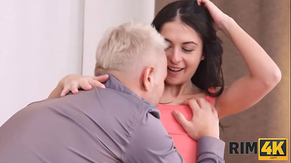 RIM4K. Rimming is a surprise that the girl has red for the anniversary