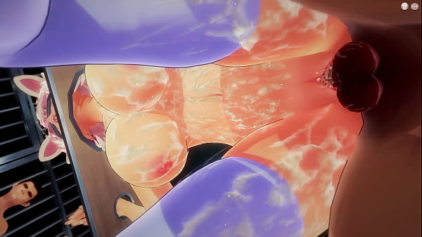 Rabbit Moe - GangBang [Hentai 3D, 4K, 60FPS, senza censura]