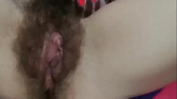 Zusammenstellung behaarter Fotzen