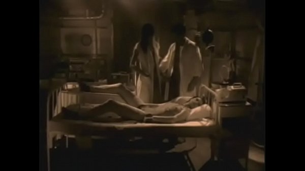 Poor soul Angela Ambrus who was put her arms and legs in plaster got her pussy caressed by naughty nurse and ass banged by perverted doctor
