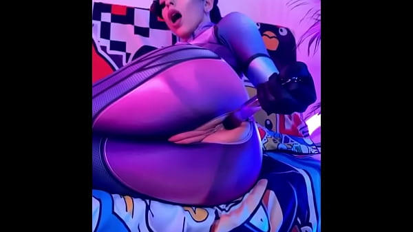 Widowmaker folla anal con juguetes cosplay Overwatch AliceBong