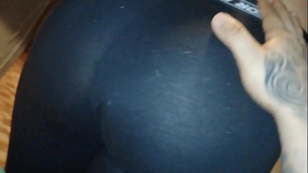 My stepsister finds me masturbating and places her huge ass on my cock