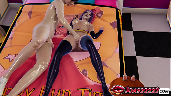 Sexy Raven Rule34 &ndash_ Big Tits With Piercings, Pussy Licking &amp_ Intense Fingering Squirt