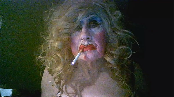 Old smoking spunk bucket whore sissy Sarah Millward posing for potential clients, though she'_ll fuck for free!