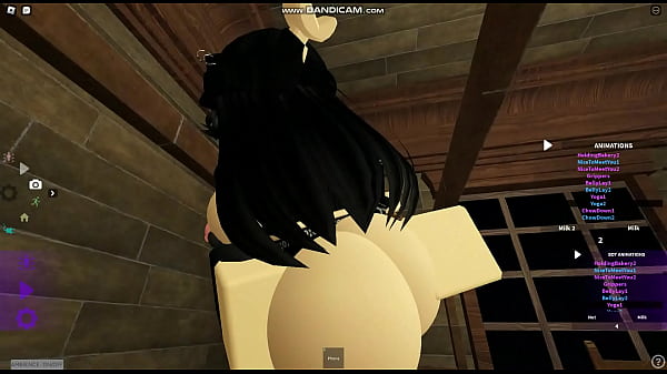 roblox emo chick gets pounded hard on bed part 1
