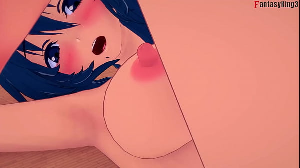 Rias Gremory chiede sesso in bikini in bagno | HS DXD NTR Follia 4 | Guarda il film completo di 1 ora su Sheer &amp_ PTRN: Fantasyking3