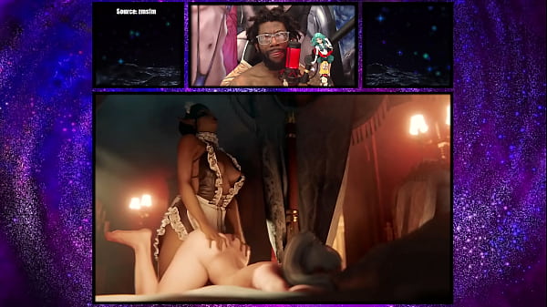 La sexy Futa Baldur'_s Gate 3 Waifu ottiene un nuovo lavoro come cameriera del cazzo