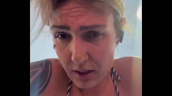 Training only in a bikini and thong at the beachfront gym. I ended up getting all wet from so much excitement, what was running down my legs was like sea water!