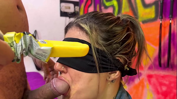 My best friend at school wanted to play this flavor game and I tricked him into putting his dick in my mouth! He left my mouth all wet with cold cum!