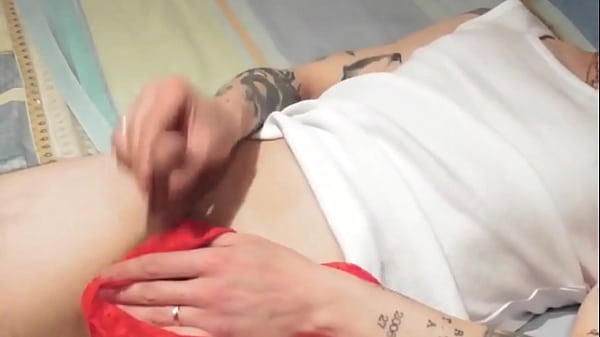 My stepsister catches me with her panties and she finishes the job by cumming in her mouth.