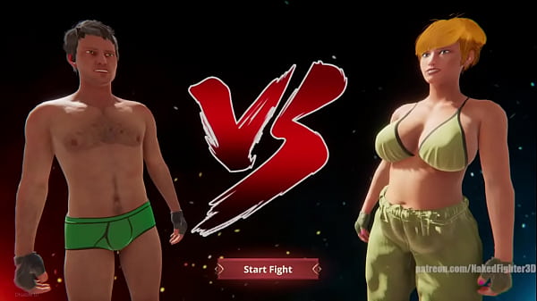Rob VS Karen Krash (luchador desnudo 3D)