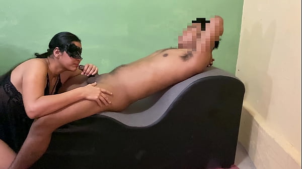 I give my neighbor a blowjob for helping me with the internet |Submissiveadventures