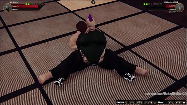 Lord Jerle VS BOLDA la BESTIA (Naked Fighter 3D)