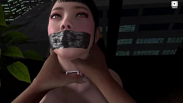 Un hombre se folla a una linda chica asiática, 18 años, bondage