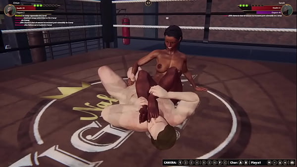 Ethan contra Sarah (luchador desnudo 3D)