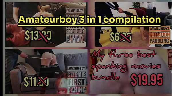 Promozione della compilation di sculacciate 3 in 1 di Amateurboy