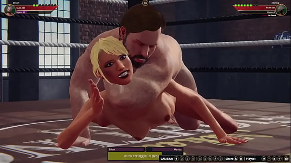Ethan vs Monica (luchador desnudo 3D)