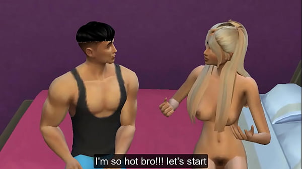 Il fratellastro e la sorellastra di 18 anni scopano | La sorellastra è attratta dal fratellastro muscoloso