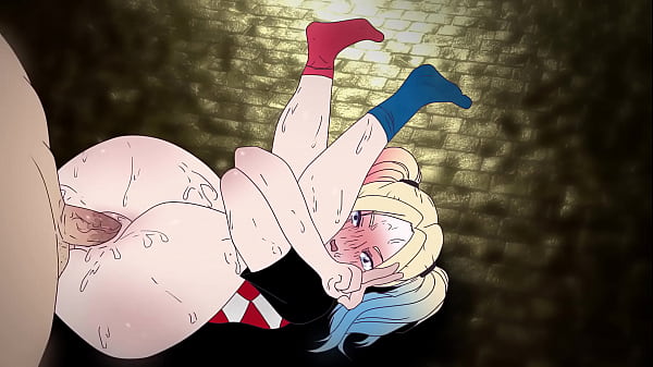 *telehab* Harley Quinn scopa con il clown jolly! Anime hentai 2d (cartoni animati - porno)