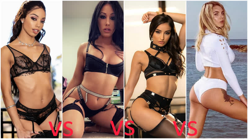 Alexis tae vs jennifer trắng vs emily willis vs gabbie carter 🔞