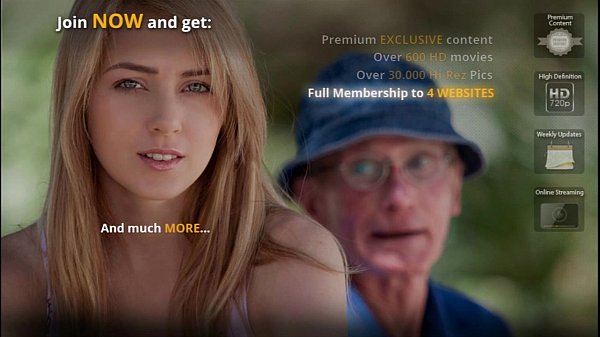 Oldman viene attirato e scopato da una giovane bionda arrapata